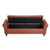 Button-Tufted Storage Ottoman Bench, Rolled Arm PU Leather Bench with Solid Wood Legs, Modern Shoe  E415-PZWSZYXTK617STHDO001V0