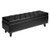 Button-Tufted Storage Ottoman Bench, PU Leather Bench with Storage and Solid Wood Legs, Modern Shoe E415-PZWSZYXTK516RB13A001V0