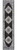 10' Runner Black and Ivory Floral Power Loom Distressed Runner Rug N270-522459