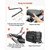 Motorcycle Tail Bag, 40-60 L Expandable Motorcycle Rear Seat Bag with Waterproof Rain Cover, Foldab E415-CWBBL4060L00QEF88003V0
