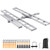 Motorcycle Carrier, 2-Bike 600 LBS Aluminum Motorcycle Carrier Hitch Mount, Loading Ramp, Scooter D E415-MTCYSJLZ600BGLI5EV0