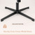 Criss Cross Chair with Flip-up Arms Ergonomic Office Desk Chair with Adjustable Height Wide Backres B593-CB11172