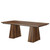 Modern Home Office Computer Desk Workstation in Dark Brown Wood Finish Q280-DBGTYD658725