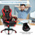 Adjustable Gaming Chair with Footrest for Home Office-Blue B593-HW67570