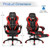 Adjustable Gaming Chair with Footrest for Home Office-Blue B593-HW67570