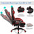 Adjustable Gaming Chair with Footrest for Home Office-Blue B593-HW67570