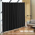 Room Divider, Portable Panel Room Divider with Wheels Curtain Divider Stand, Freestanding Room Divi E415-BLPF96120INCYUPD6V0