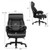 Big & Tall 400lb PU Leather Massage Office Chair-Black B593-HW65238
