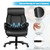 Big & Tall 400lb PU Leather Massage Office Chair-Black B593-HW65238