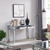 47" Silver Mirrored Writing Desk With Two Drawers N270-402053