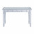 47" Silver Mirrored Writing Desk With Two Drawers N270-402053