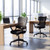 Ergonomic Office Chair Height Adjustable Computer Desk Chair with Breathable Butterfly Back-Black B593-CB11076