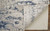 12' X 15' Ivory Blue And Black Abstract Power Loom Distressed Area Rug N270-513941