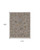 9' X 13' Gray and Brown Wool Oriental Hand Knotted Area Rug With Fringe N270-566791