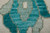 8' X 10' Green and Ivory Wool Floral Hand Knotted Area Rug With Fringe N270-566306