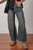 Sail Blue Exposed Stitching Loose Straight High Waist Jeans T543-8784143155442