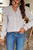 Brown Plaid Flounce Sleeve Notched Neck Ruffled Shirt T543-8779838554354