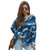 Long Sleeves Casual Style Camouflage Parttern Winter Fashion Women Shirt/ Top - Blue A392-fast0116