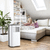 9000 BTU 3 in 1 Portable Air Conditioner with Fan and Dehumidifier-White - Color: White D681-ES10113US-WH