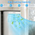 9000 BTU 3 in 1 Portable Air Conditioner with Fan and Dehumidifier-White B593-ES10113US