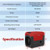140 Pints Commercial Dehumidifier with Pump and Drain Hose-Red - Color: Red D681-FP10951US-RE