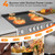 30 Inch Freestanding and Slide-in Kitchen Stove with 4 Burners Ceramic Cooktop-Silver B593-FP10856WL