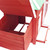  Chicken Coop with Nest Box Red 74.8"x28.3"x40.2" Solid Firwood A949-170983