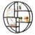 Hanging Storage Shelf Circular Wall-Mounted 4-Tier Rack B593-HW63372