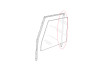 Allmakes 4x4 Defender Front Door Rear Section Channeling - CFE000720