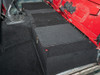 Britpart Black LT77 Defender 90 Carpet Set with Inwards Facing Rear Seats