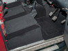 Britpart Black R380 Defender 90 Td5 and 300Tdi Carpet Set with Inwards Facing Seats