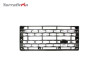 Terrafirma Gloss Black Honeycomb Grill - TF282