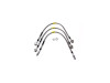 Goodridge Discovery 1 No ABS 1994-1998 +2 Inch Extended Brake Hose Kit - TF649GD
