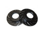 EBC Performance Defender 90, Discovery 1 and Range Rover Classic Rear Drilled And Grooved Solid Disc Set - LR017953