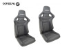 Corbeau Sportline RRS Low Base Seats Finished In Dakota Leather - DA7311