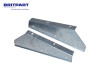 Britpart Galvanised Defender Front Mud Flap Bracket Set - DA1188