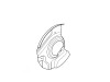 Genuine Front Right Hand Brake Shield for Range Rover L322 - SEC500120