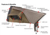 ARB Esperance Roof Top Tent With Access Ladder - 802200
