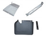 Discovery 2 Rear Left Hand Galvanised Mud Flap Kit and Fixing Plate