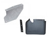 Discovery 2 Front Right Hand Galvanised Mud Flap Kit with Fixing Plate