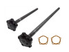 Britpart XS Defender Black Painted 1 Piece Half Shaft Kit