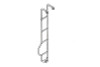 Terrafirma Protection and Performance Defender 90 and 110 External Roll Cage Ladder - PPLR052