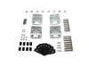Allmakes 4x4 Defender Front Door Hinge Kit with Stainless Fixing Kit - GA1070