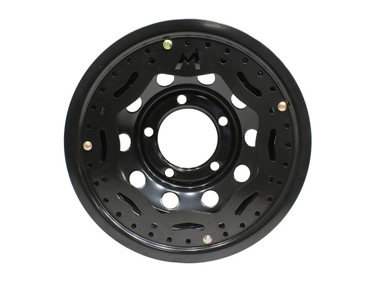 Terrafirma Defender, Discovery 1 and Range Rover Classic Black 8x16 ET0 Steel Beadlock Wheel - TF157