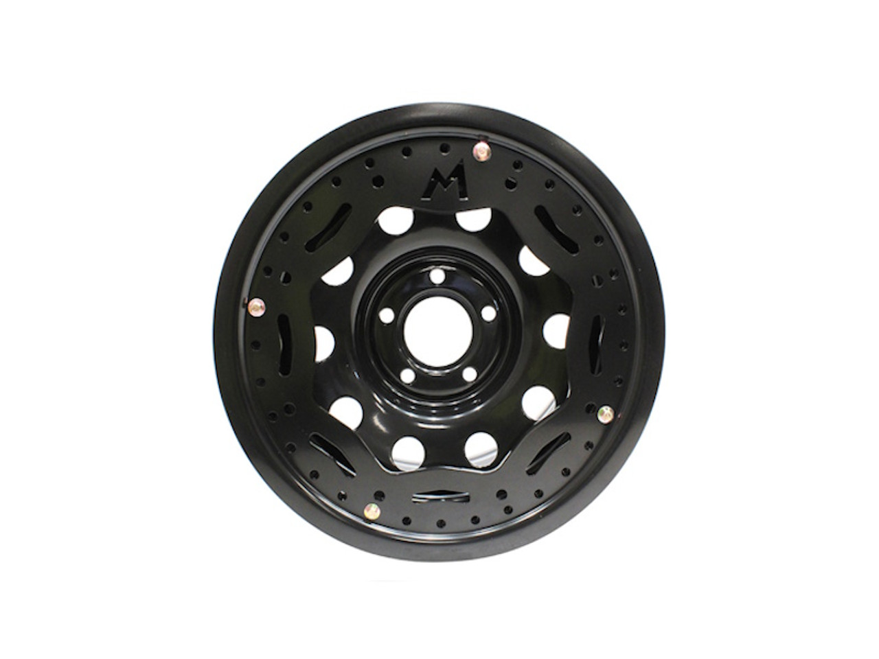 Terrafirma Discovery 2 and Range Rover P38 Black 8x16 ET25 Steel Beadlock Wheel - TF158