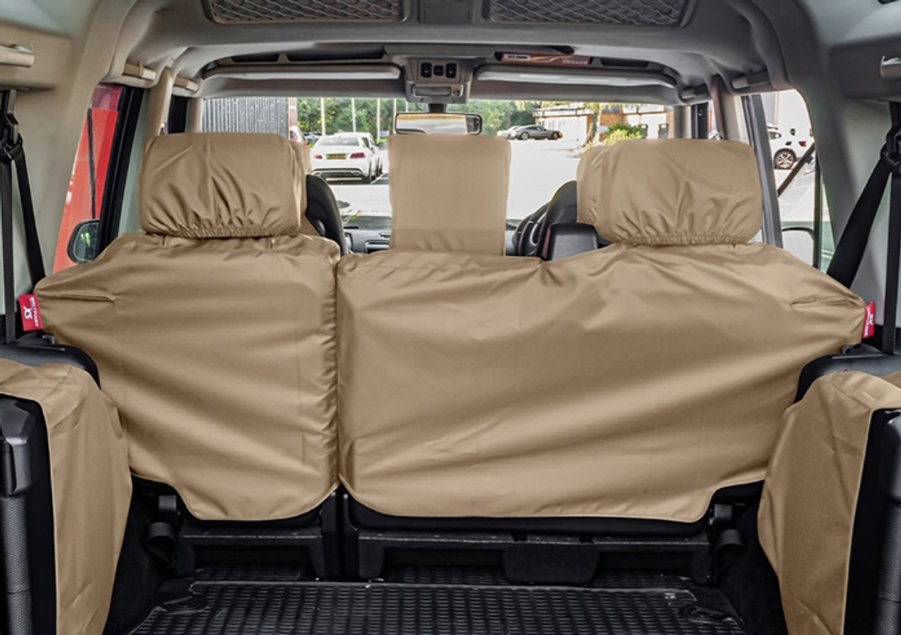 Britpart Discovery 2 Sand Waterproof Rear Seat Covers - DA3663SAND