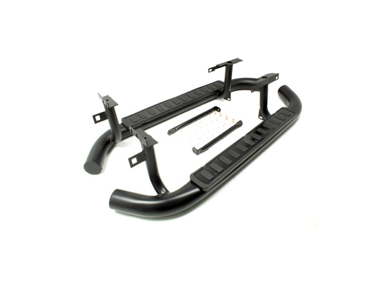 Allmakes 4x4 Defender 90 Black Fire and Ice Side Steps - LR008379