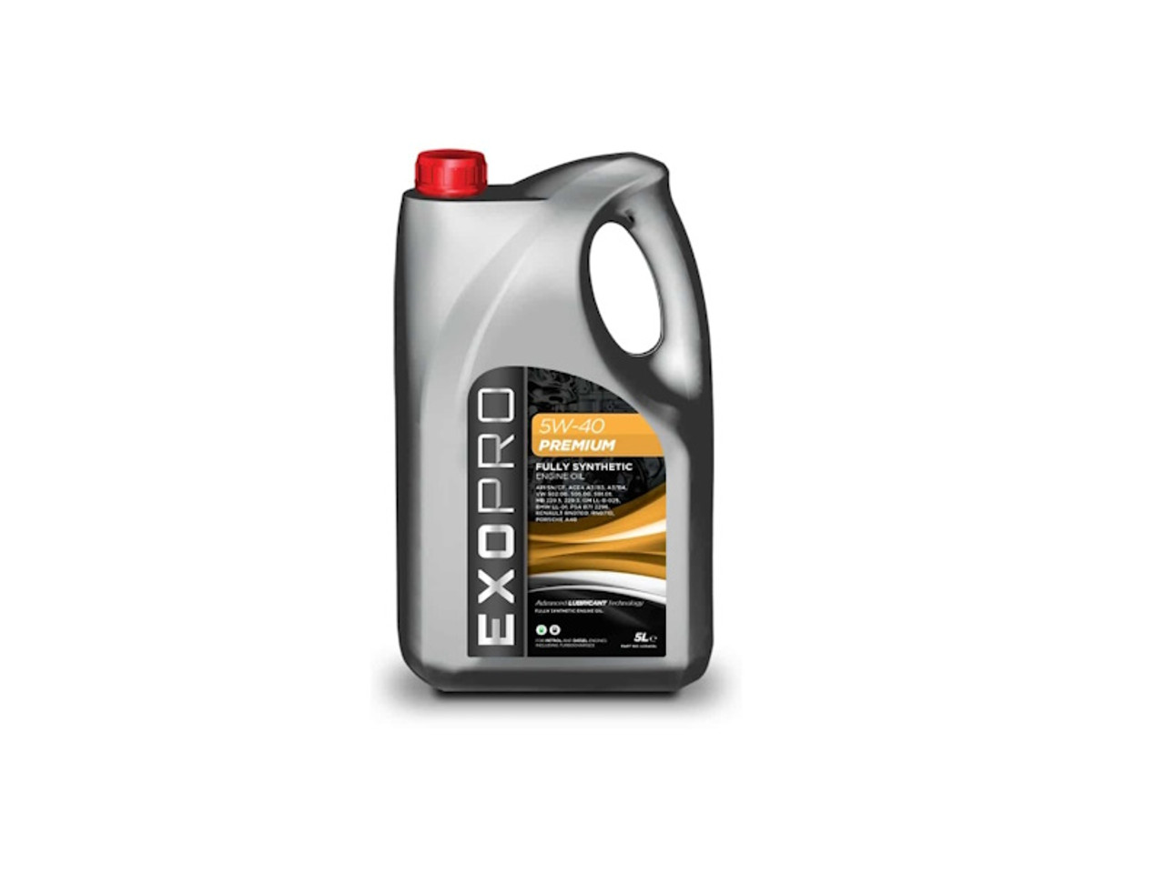 Exo Pro 5w-40 5L Fully Synthetic Premium Engine Oil - U234S5L