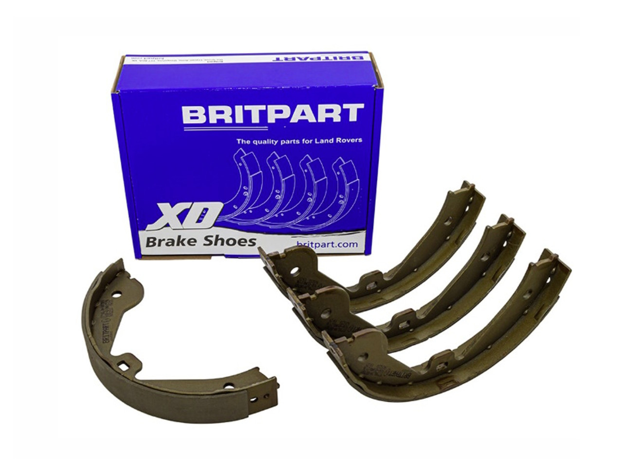 Britpart Range Rover L322 Hand Brake Shoe Set - SFS000051