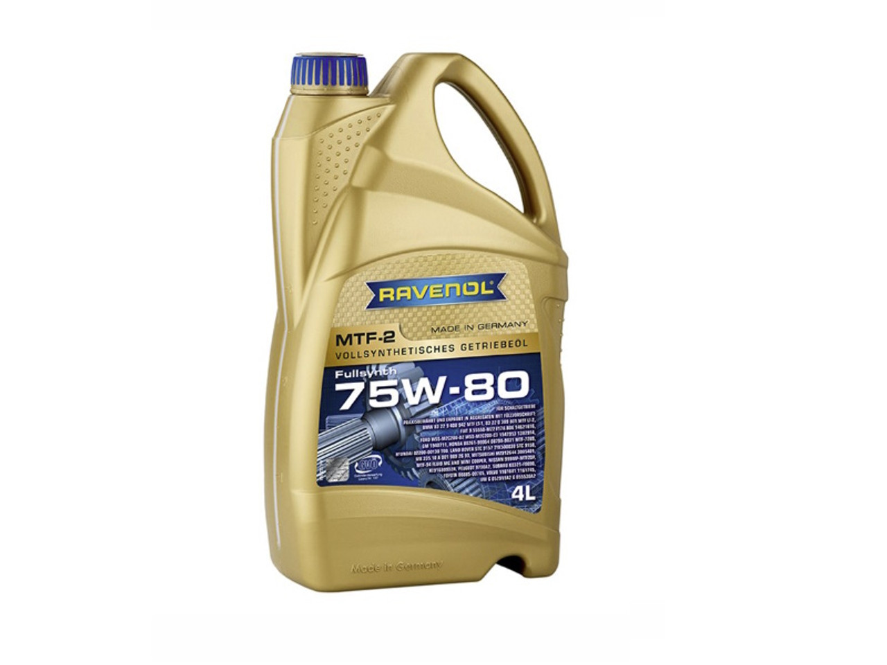 Ravenol 4L MTF-2 75w-80 Manual Transmission Oil - TYK500030